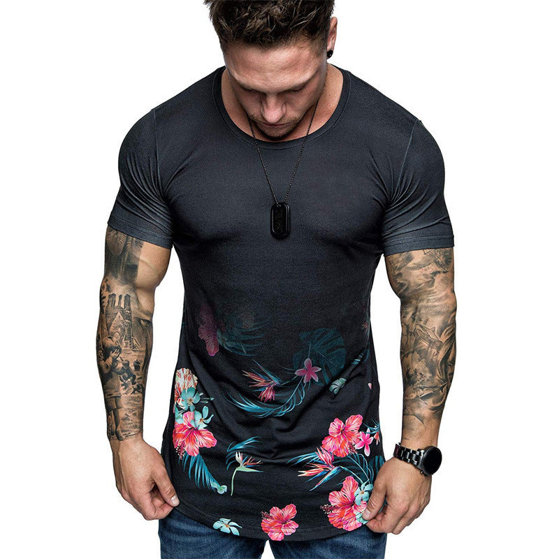 Bij Breeze™ | Slim Fit T-shirt – Bloemenprint