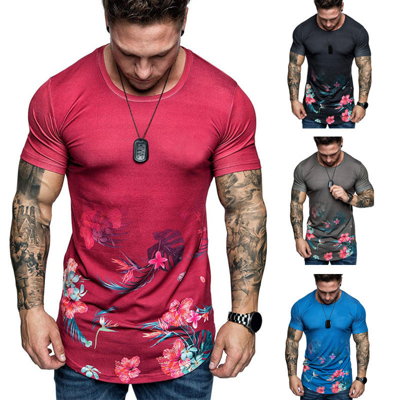 Bij Breeze™ | Slim Fit T-shirt – Bloemenprint