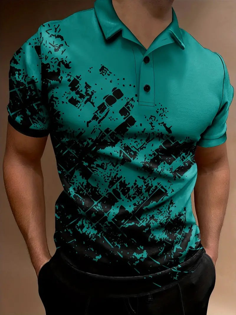 Bij Breeze™ | Heren polo met print
