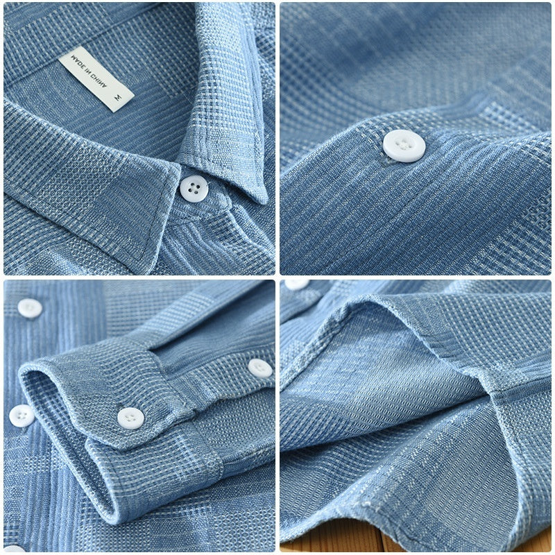 Bij Breeze™ | Jacquard Lange Mouwen Shirt